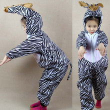 Load image into Gallery viewer, Children Kids Animal Costumes Dinosaur Tiger Horse Pig Elephant Cow Wolf fox rabbit Cosplay Halloween Gift Animals Jumpsuit
