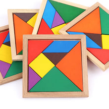 Load image into Gallery viewer, Children Wooden Jigsaw Puzzle Baby Early Educational Development Toys Wood Puzzles Geometric Shape Learning Toy for kids E-C301