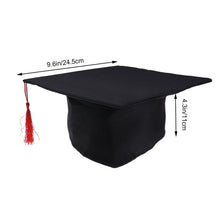 Load image into Gallery viewer, Children's Graduation Hat Costume Accessory Doctoral Cap with Red Tassel for Kids