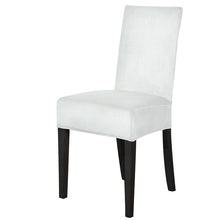 Load image into Gallery viewer, Plush Thick Chair Cover Washable Elastic Winter Warm Velvet Chair Protector Case Kitchen Restaurant housse de chaise