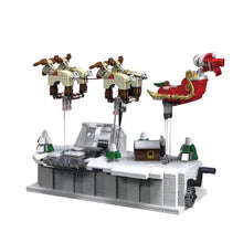 Load image into Gallery viewer, Christmas City Street View Train Building Blocks Christmas Winter Village Merry House Claus Bricks Toys Kids Christmas Gifts