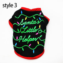 Load image into Gallery viewer, Christmas Cotton Pet Closing Dog Clothes New Year Puppy Dog Costume Pet Vest Shirt for Dog