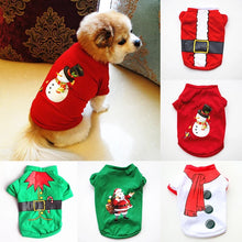 Load image into Gallery viewer, Christmas Cotton Pet Closing Dog Clothes New Year Puppy Dog Costume Pet Vest Shirt for Dog