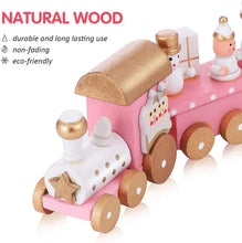 Load image into Gallery viewer, Christmas Pink Train Merry Christmas Ornaments Christmas Decoration For Home Table 2023 Noel Navidad Xmas Gifts New Year