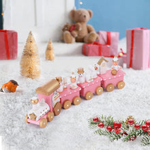 Load image into Gallery viewer, Christmas Pink Train Merry Christmas Ornaments Christmas Decoration For Home Table 2023 Noel Navidad Xmas Gifts New Year