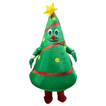 Load image into Gallery viewer, Christmas tree inflatable Costume funny Adult Men Women Santa Claus inflatable clothes Fancy Dress Mascot Cosplay costumes