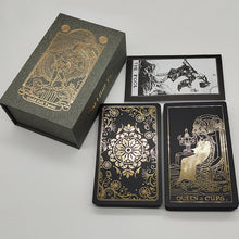 Load image into Gallery viewer, Classical Gold Foil Waterproof Tarot Cards With Megnet Box As Special Gift