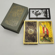 Load image into Gallery viewer, Classical Gold Foil Waterproof Tarot Cards With Megnet Box As Special Gift