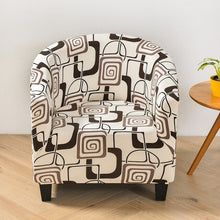 Load image into Gallery viewer, Club Chair Slipcover Stretch Armchair Covers Printed Tub Chair Cover Sofa Cover Spandex Couch Covers for Bar Counter Living Room