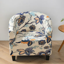 Load image into Gallery viewer, Club Chair Slipcover Stretch Armchair Covers Printed Tub Chair Cover Sofa Cover Spandex Couch Covers for Bar Counter Living Room