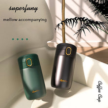 Load image into Gallery viewer, Coffee Thermal Mug 304 Stainless Steel Vacuum Thermos Cold Drink Hot Drink Small-capacity Portable Bouncing Cup Lid Thermo Cup