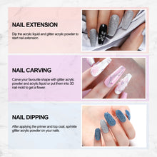 Load image into Gallery viewer, Acrylic Powder Set Nail Drying Lamp Nail Drill Glitter All For Manicure Machine Tools Brush Professional Nail Kit Nails