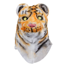 Load image into Gallery viewer, Cosmask Movable Mouth Fox Head Mask Animal Panda Tiger Husky Orangutan Artificial Fur for Halloween Costumes Party