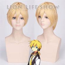 Load image into Gallery viewer, Cosplay Rin Len PU Uniforms Outfits Cosplay Costume Wig