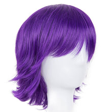 Load image into Gallery viewer, Cosplay Wig Fei-Show Synthetic Heat Resistant Short Wavy Hair Costume Cosplay Halloween Carnival Events Party Yellow Hairpiece