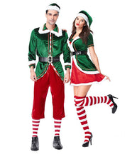 Load image into Gallery viewer, Couple Lover Christmas Cosplay Santa Claus Elf Costume