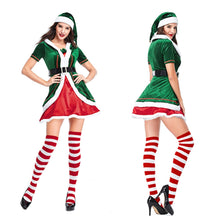 Load image into Gallery viewer, Couple Lover Christmas Cosplay Santa Claus Elf Costume
