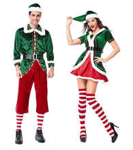 Load image into Gallery viewer, Couple Lover Christmas Cosplay Santa Claus Elf Costume