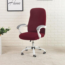 Load image into Gallery viewer, Cover for Computer Chair Water Resistant Jacquard Office Chair Slipcover Elastic for Home Armchair 1PC (Just cover no chair)