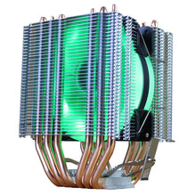 Load image into Gallery viewer, Cooling Fan CPU Cooler 6 Heat-Pipes Dual-Tower Cooling 9cm RGB Fan LED Fan Support 3 Fans