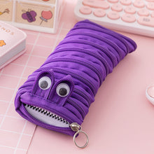 Load image into Gallery viewer, Pencil case Creative caterpillar zipper school Stationery storage bag cute Pen holder student pen case for kids