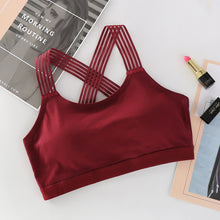 Load image into Gallery viewer, Yoga Bra Padded Push up Sports Bras Fitness Sport Bra for Women