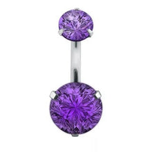 Load image into Gallery viewer, Crystal Belly Button Rings Navel Ring Zircon Drop Dangle Body Belly Piercing Jewelry for Women Beach Belly Navel Rings