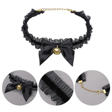 Load image into Gallery viewer, Cute Beautiful Women Girls Cat Ear Headband Necklace Anime Party Cosplay Costume Bell Plush Headwear Headband Hair Accessories