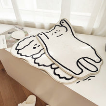 Load image into Gallery viewer, Cute Cat Rugs Cartoon Carpet In The Bedroom Non-slip Floor Mat Irregular Bedside Rug Bathroom Rugs Room Decoration 러그 Alfombra