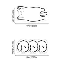 Load image into Gallery viewer, Cute Cat Rugs Cartoon Carpet In The Bedroom Non-slip Floor Mat Irregular Bedside Rug Bathroom Rugs Room Decoration 러그 Alfombra