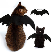 Load image into Gallery viewer, Cute Halloween Cat Costume Small Pet Cat Bat Wings Halloween Cat Wings Hallowen Cat Accessories Halloween Decorations