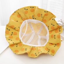 Load image into Gallery viewer, Cute Summer Baby Girl Bucket Hat Print Outdoor Bowknot Kids Girl Sun Hat Children Intant Toddler Panama Beach Cap