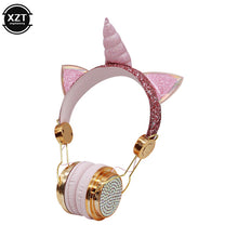 Load image into Gallery viewer, Wired Headphone With Microphone Girls Daugther Music Stereo Earphone Computer Mobile Phone Gamer Headset Kids Gift