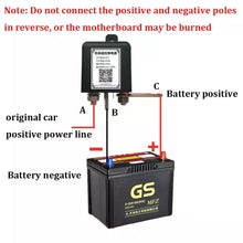 Load image into Gallery viewer, DC12V Universal Dual Battery Isolator Switch Relay Integrated For Motorcycle/Car/RV With Wireless Remote Control Disconnect