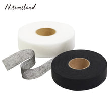 Load image into Gallery viewer, DIY 100m Iron-on Hemming Tapes Wonder Web Fusible Bonding Garment Accessories Black/White