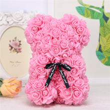 Load image into Gallery viewer, DIY 25 cm Teddy Rose Bear With Box Artificial PE Flower Bear Rose Valentine's Day For Girlfriend Women Wife Mother's Day Gifts