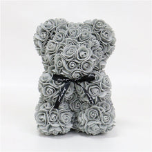 Load image into Gallery viewer, DIY 25 cm Teddy Rose Bear With Box Artificial PE Flower Bear Rose Valentine's Day For Girlfriend Women Wife Mother's Day Gifts