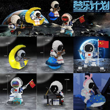 Load image into Gallery viewer, DIY Mini Micro Rocket Building Blocks Space Moon Satellite Astronaut Diamond Bricks Constructor Toys for Children Gifts