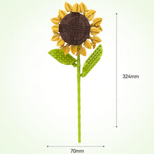 Load image into Gallery viewer, DIY Sunflowers Tulips Roses Jasmines Plants Gypsophila Gardens Romantic Building Blocks Classic Model Bricks Kids Sets Kits Toys