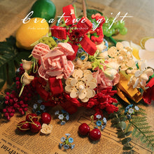 Load image into Gallery viewer, DIY Sunflowers Tulips Roses Jasmines Plants Gypsophila Gardens Romantic Building Blocks Classic Model Bricks Kids Sets Kits Toys