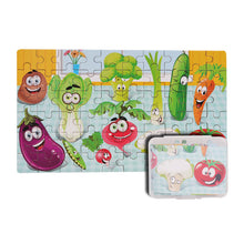Load image into Gallery viewer, DIY Wooden Puzzle Cartoon Boxed Jigsaw Animal Traffic Number Letter Early Educational Toys Gifts For Children Kids Baby
