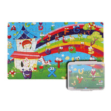 Load image into Gallery viewer, DIY Wooden Puzzle Cartoon Boxed Jigsaw Animal Traffic Number Letter Early Educational Toys Gifts For Children Kids Baby