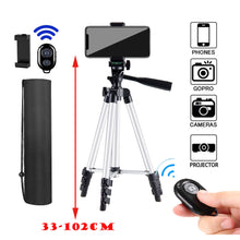 Load image into Gallery viewer, Flexible Tripod Extendable Travel Lightweight Stand Remote Control For Mobile Cell Phone Mount Camera Gopro Live Youtube