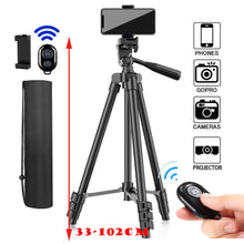 Load image into Gallery viewer, Flexible Tripod Extendable Travel Lightweight Stand Remote Control For Mobile Cell Phone Mount Camera Gopro Live Youtube