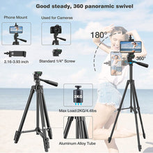 Load image into Gallery viewer, Flexible Tripod Extendable Travel Lightweight Stand Remote Control For Mobile Cell Phone Mount Camera Gopro Live Youtube