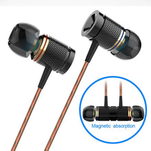 Load image into Gallery viewer, In ear earphone wired metal music headsets bass noise reduction earbuds for Mobile Phones