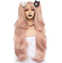 Load image into Gallery viewer, Danganronpa: Trigger Happy Havoc Women Enoshima Junko Cosplay Wig Enoshima Junko Role Play Ponytails 80cm