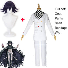 Load image into Gallery viewer, Danganronpa V3 Kokichi Oma Cosplay Costume President Oma Cosplay Wig Cloak and Hat Halloween Carnival Party Costumes