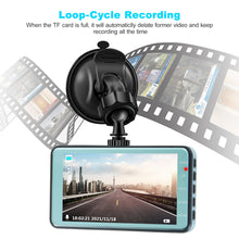 Load image into Gallery viewer, Dash Cam Black Box in Car DVR Camera Video Recorder Rear View Dual Lens HD Cycle Recording Video Mirror Recorder Black Box