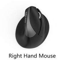Load image into Gallery viewer, Delux M618 Mini BT 4.0+2.4GHz Dual mode Wireless Mouse Ergonomic Rechargeable Silent click Vertical Mice For Computer